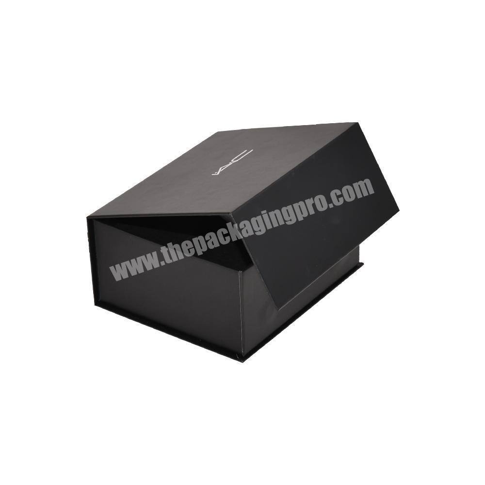Wholesale black cap magnetic gift box ,custom logo printed magnetic gift box for Baseball Cap packaging
