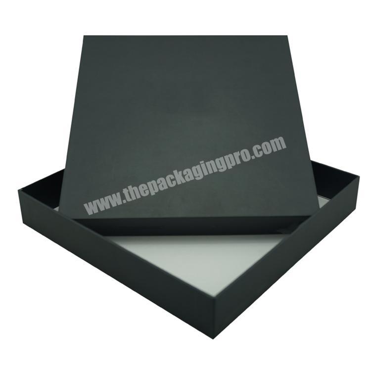 Wholesale Black Cardboard Wine Bottle Packaging Gift Box With Insert