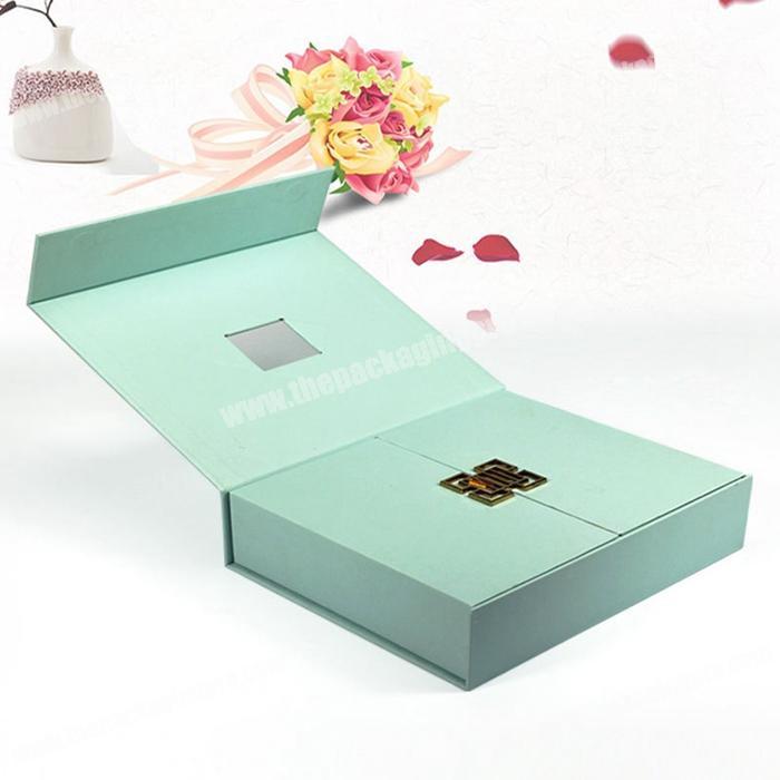 Wholesale Book Shaped Face Mask Cardboard Magnetic Closure Box Flip Top Paper Type Gift Packaging Boxes