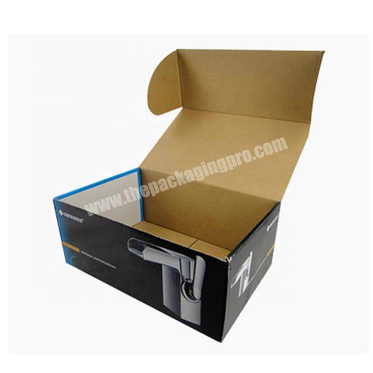 Wholesale brown kraft paper corrugated boxes foldable gift box recycled