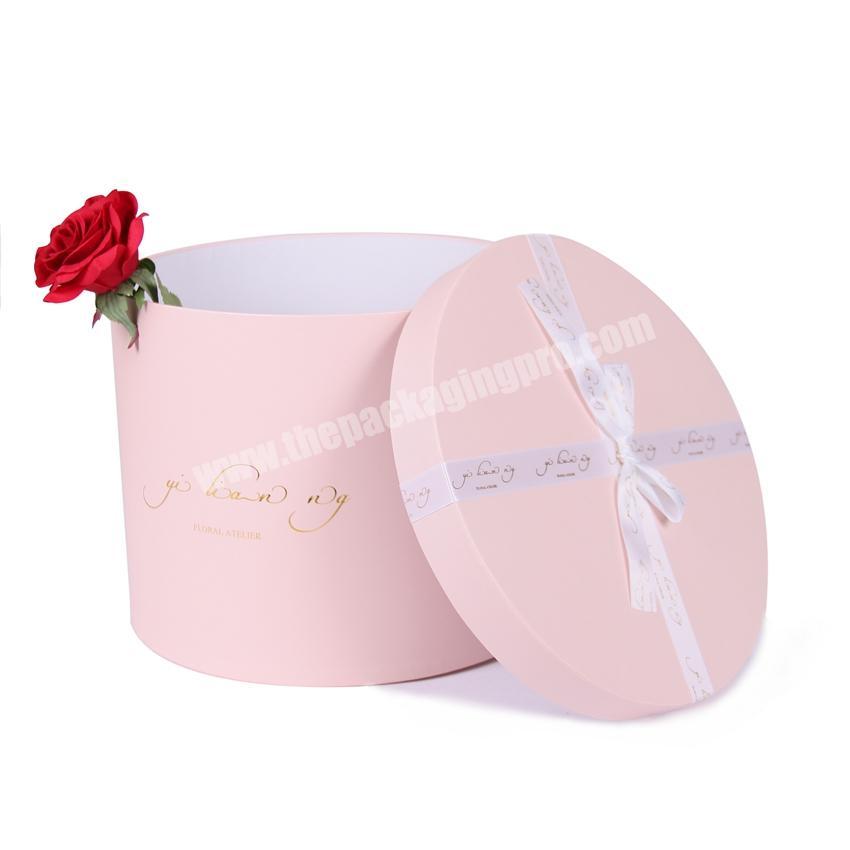 Wholesale cardboard packaging flower rose bouquet boxes
