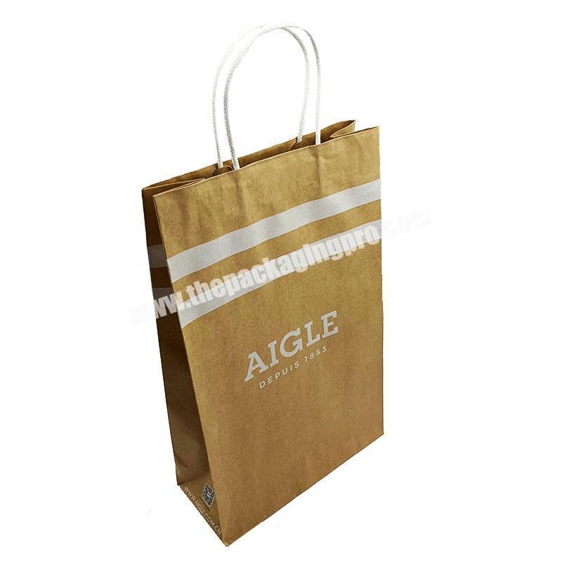 Wholesale Cheap Carry Custom Tote Foldable Made Shopping Kraft Paper Bags for woman gift clothes shoes packaging