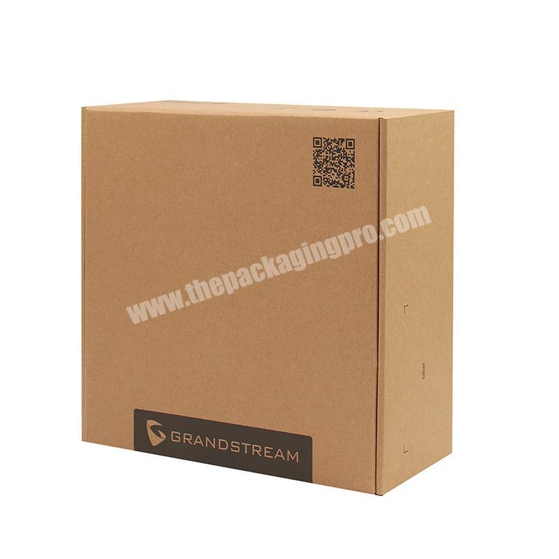Wholesale Cheap Hot Sale Custom Logo Packaging Corrugated Carton Cajas De Carton Para Flores Brown Shoe Box