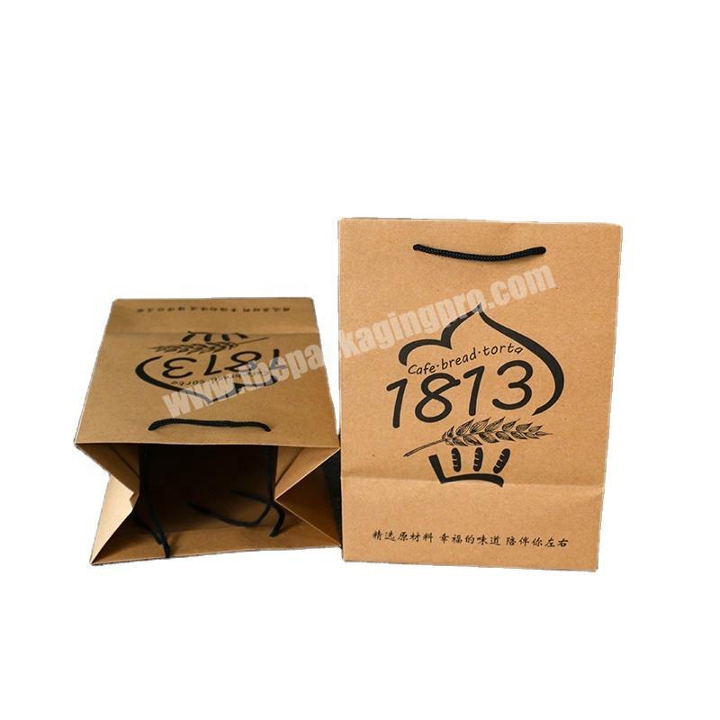 Wholesale Cheap Price Brown Craft Custom Kraft Paper Bag