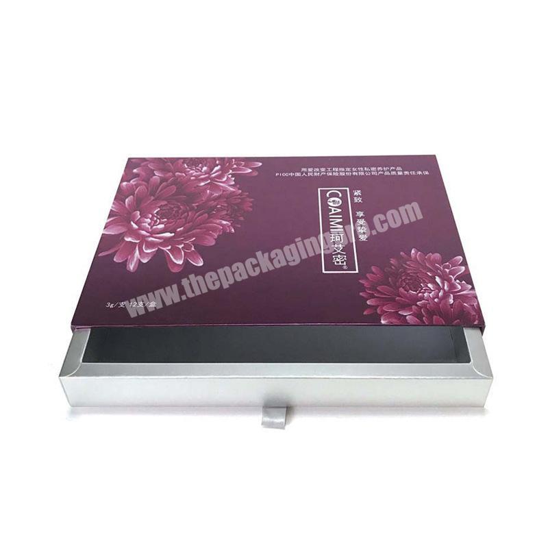 Wholesale Cheap Price Carton Paper 350g Custom Drawer Gift Box With Logo Printing