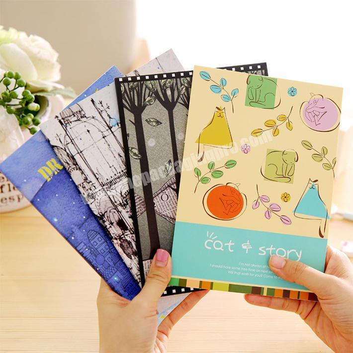 Wholesale cheap promotional paper softcover notebook custom print