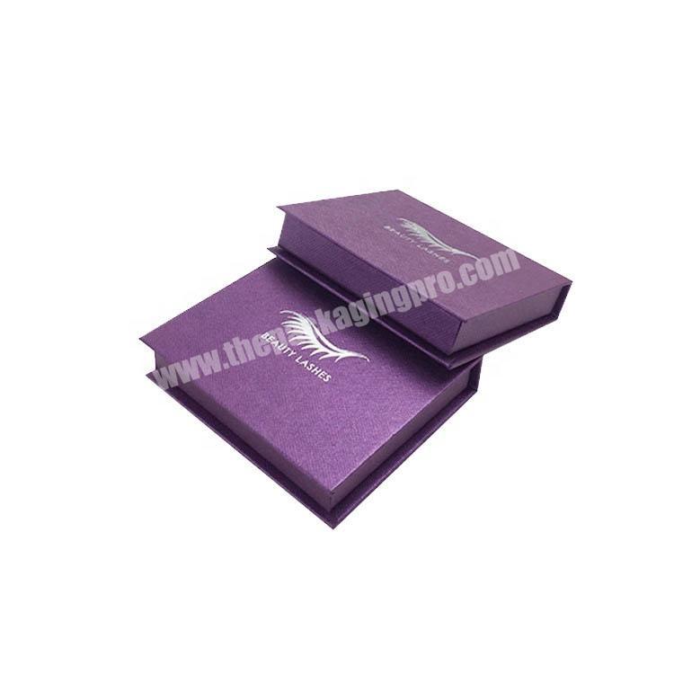 Wholesale China Custom Cardboard Empty Eyelash Packaging Box