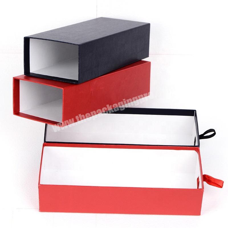 wholesale closure cardboard custom packaging small double drawer gift box