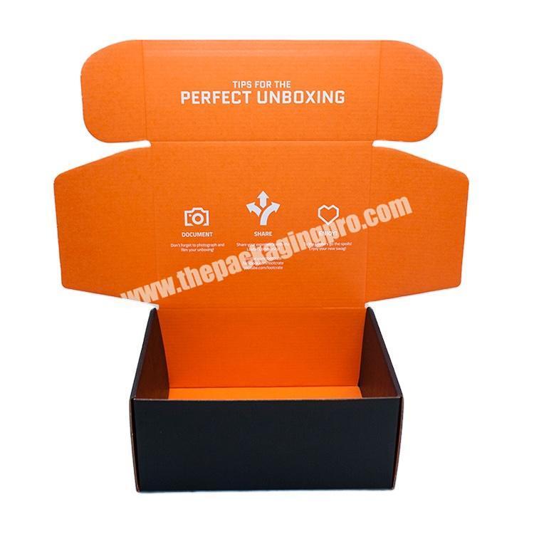 Wholesale Color Printing Custom Printed Logo Corrugated Mail Delivery Cardboard Box For Sale