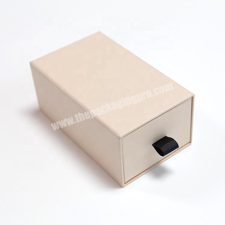Wholesale Colorful Recyclable Cardboard Paper Packaging Sliding Drawer Gift Box
