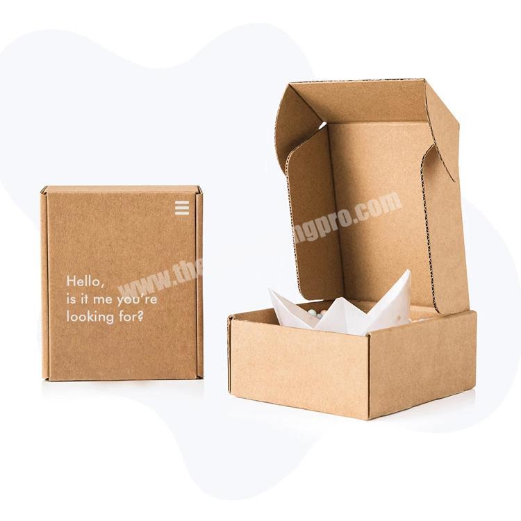 Wholesale corrugated cardboard gift packaging box kraft paper packaging box for soap