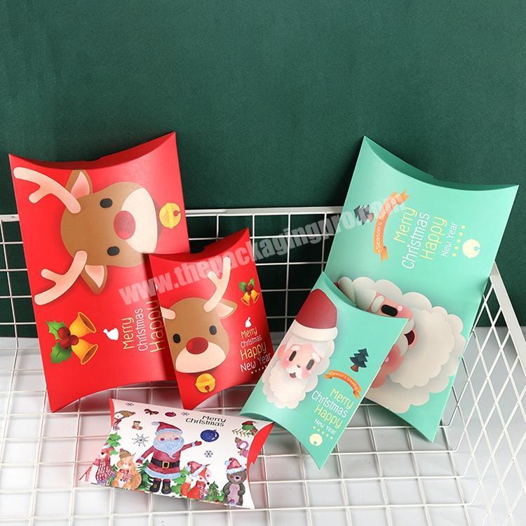 Wholesale Creative Multiple Styles Pillow Candy Packaging Christmas Box