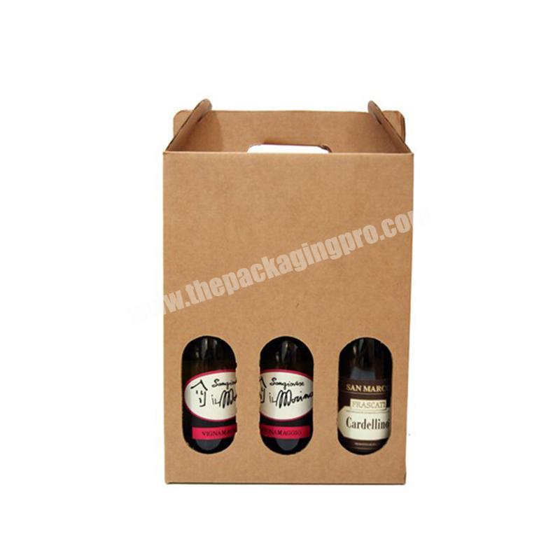 Wholesale creative packaging case wine gift paper box