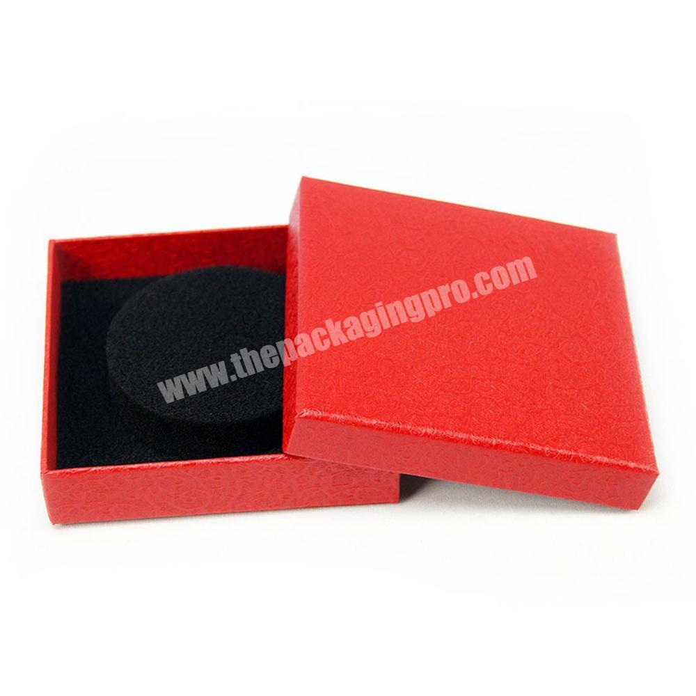 Wholesale Custom Bracelet Jewelry Gift Box Black Packaging With Lid With Inserts