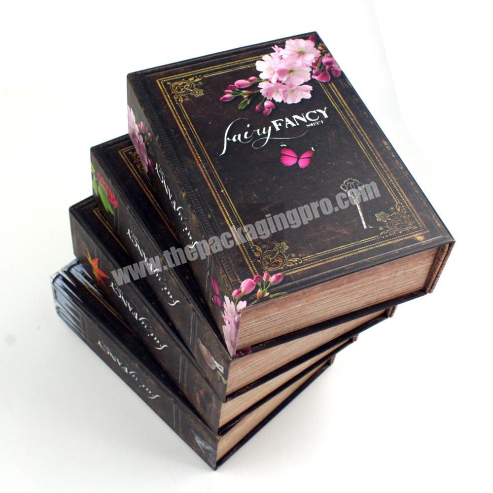 Wholesale Custom Cardboard Book Packaging Box in Shape of Book
