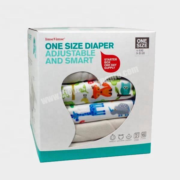 Wholesale Custom Cardboard  Cloth Nappies Starter Packing Box