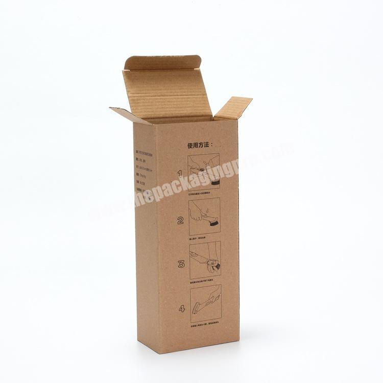 Wholesale Custom Cardboard Makeup Corrugated Kraft Packaging Box