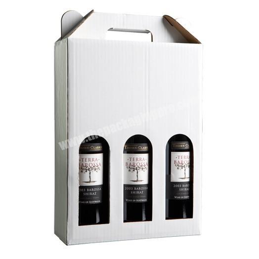 Wholesale custom cardboard red wine glass bottle packaging boxes