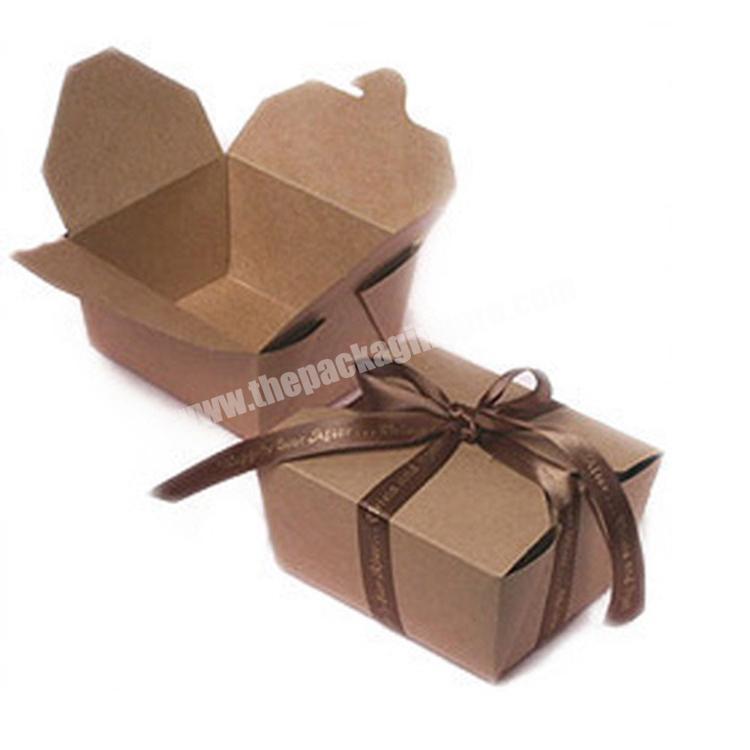 wholesale custom cheap kraft paper pastry packaging
