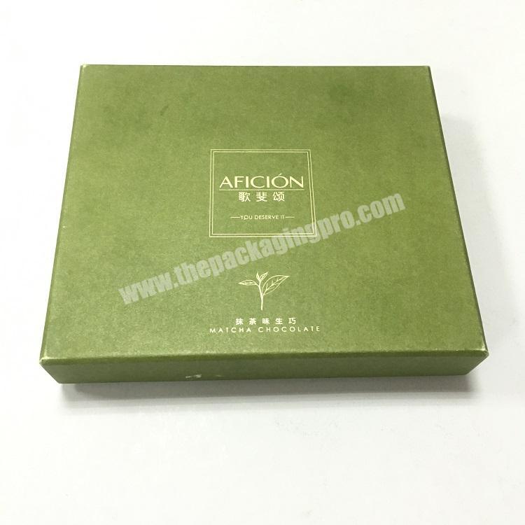 Wholesale custom colorful hard paper chocolate gift box packaging machine made