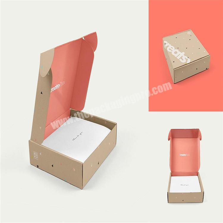 Wholesale Custom Corrugated Carton Box Mailer Shipping Box Apparel Packaging for Dress Cloth T-shirt Suit Mailer Gift Box