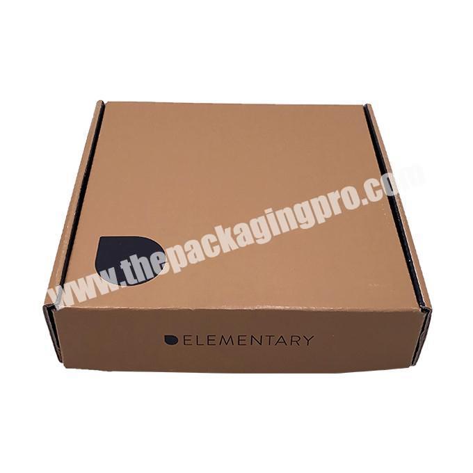 Wholesale custom corrugated products packaging box e-commerce clothing packaging box for shipping origami mailbox
