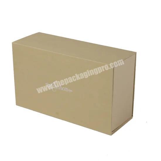 Wholesale Custom Design Kraft Paper Color Flat Folding Gift Boxes