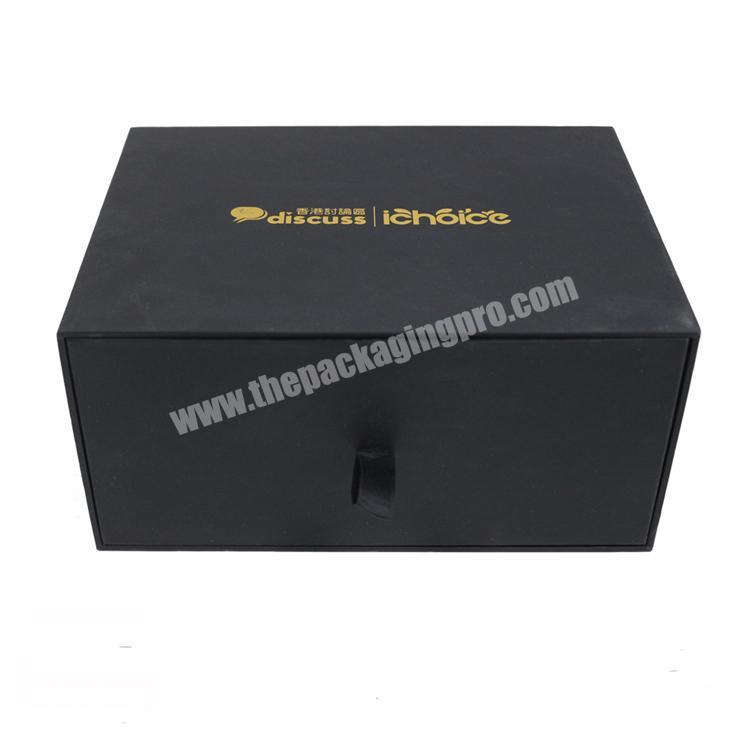 Wholesale Custom Design Large Ordinary Plain Black Rectangle Fancy Kraft Paper Hat Box For Gift