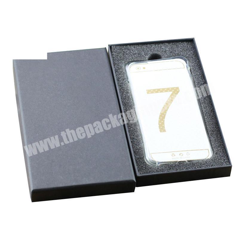 Wholesale Custom Design Luxury Foldable Gift Cardboard Paper gray gift box for phone