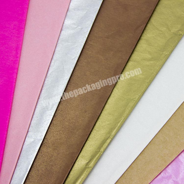 Wholesale custom different color  tissue wrapping paper
