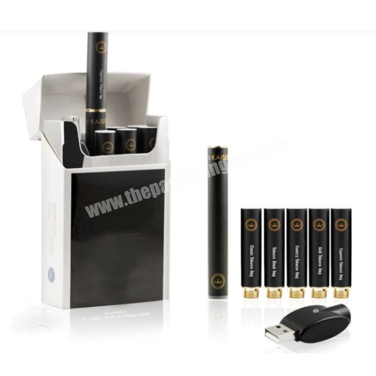 Wholesale custom e-cigarette electronic cigarette paper flip packaging box