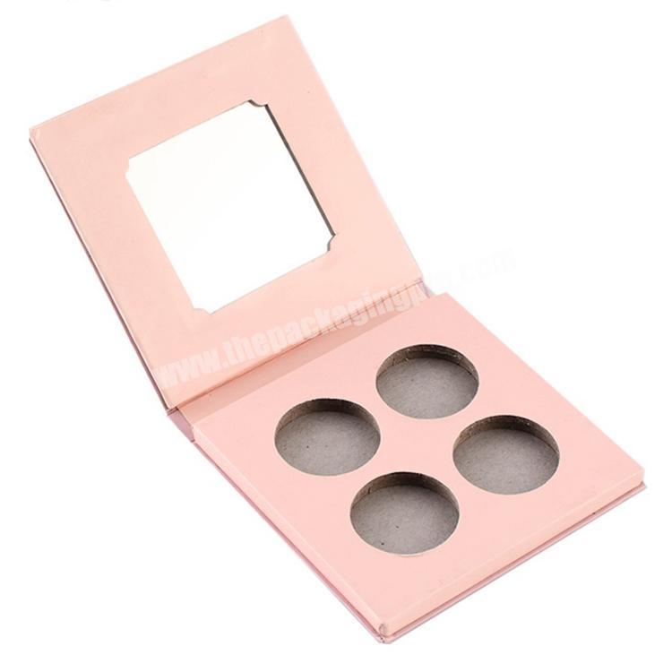 Wholesale Custom Empty Eyeshadow Palette Packaging 4 Colors Paper Box  Cosmetic Powder Craft Paper Box For