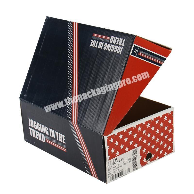 Wholesale Custom Foldable Cardboard Storage Handbag Packaging Shoes Boxes