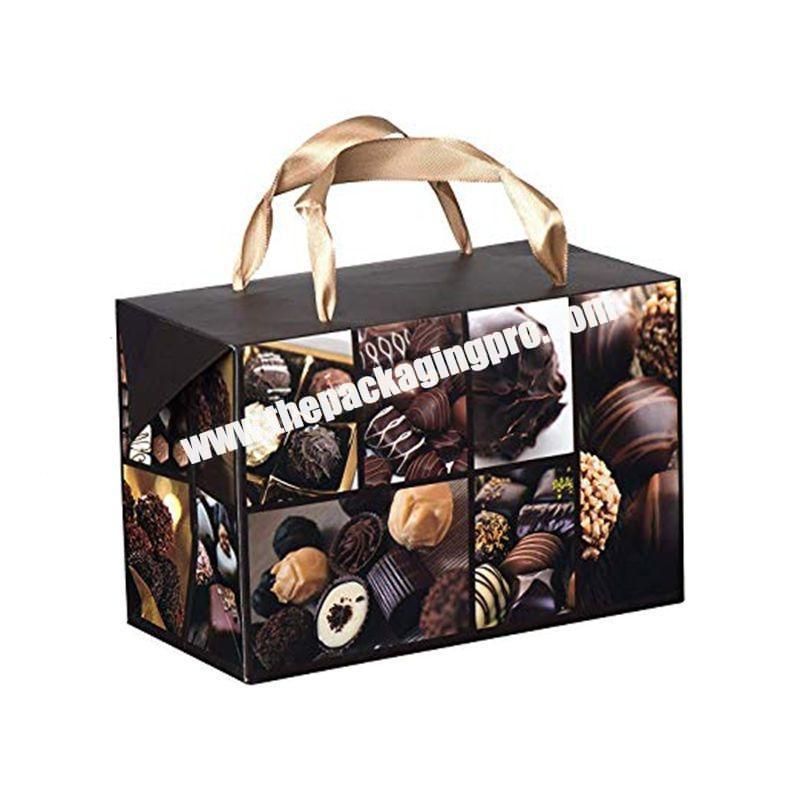 Wholesale Custom Handles Packaging Cardboard Boxes for Chocolate