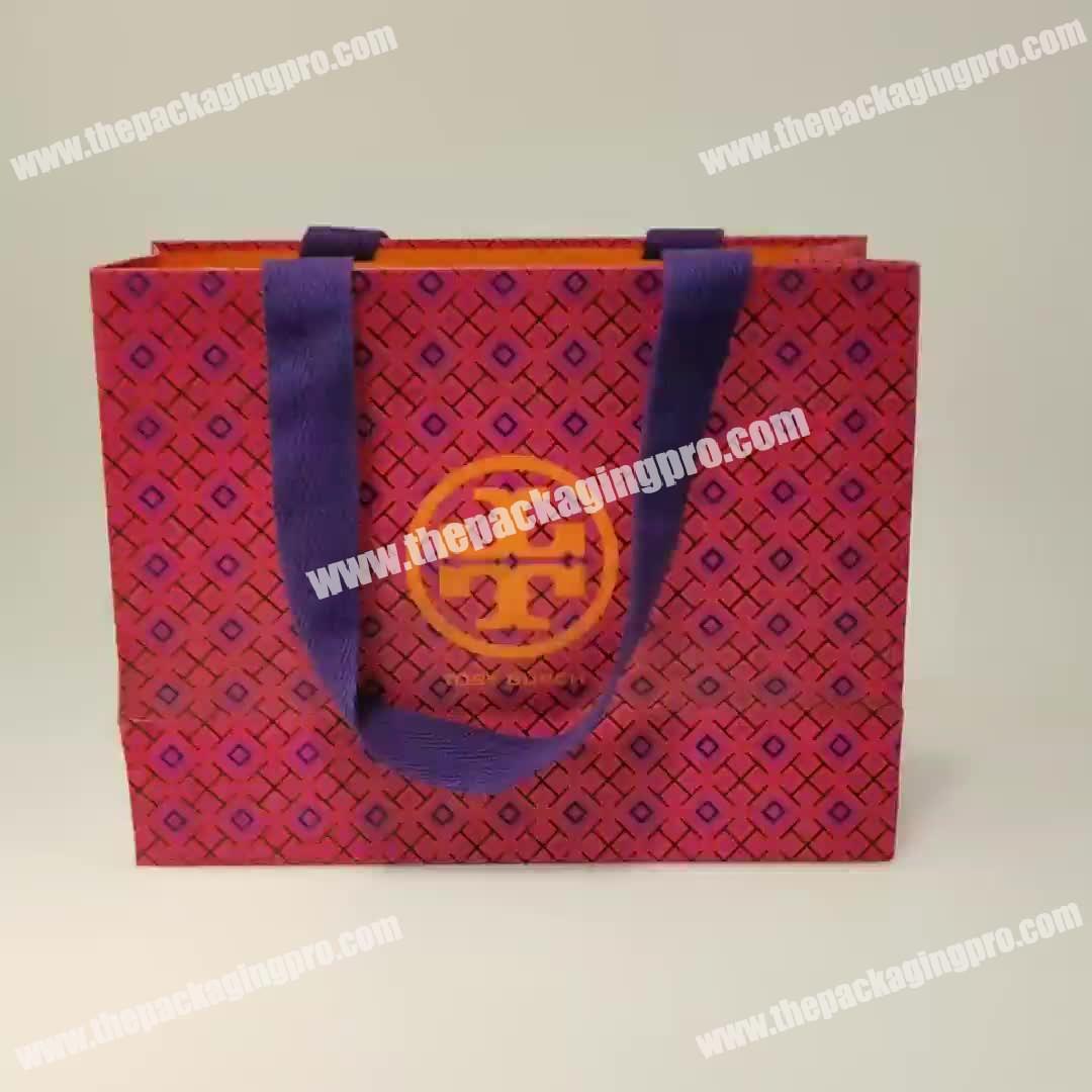 Wholesale Custom Handmade Printed Gift Custom Luxury Paper Bag With Your Own Logo