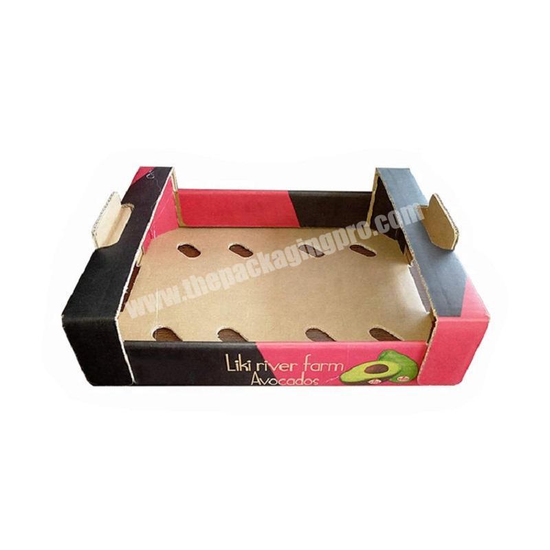 Wholesale Custom High Quality Chinese Fruit Products Corrugated Carton Paper Fruit Packaging Box