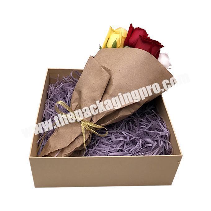 wholesale custom high quality flowers shipping packaging boxes  rose gift box rose bear gift box