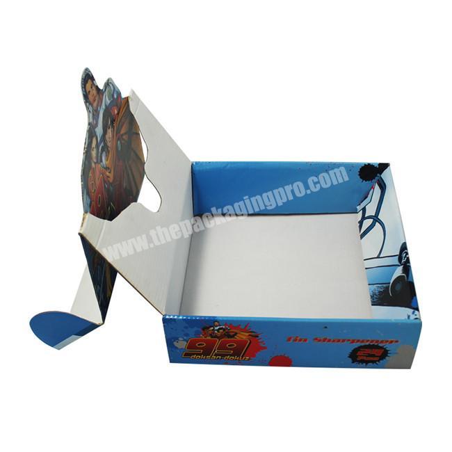 Wholesale Custom High Quality Small Cardboard Paper Printed Corrugated Retail Counter Display Box