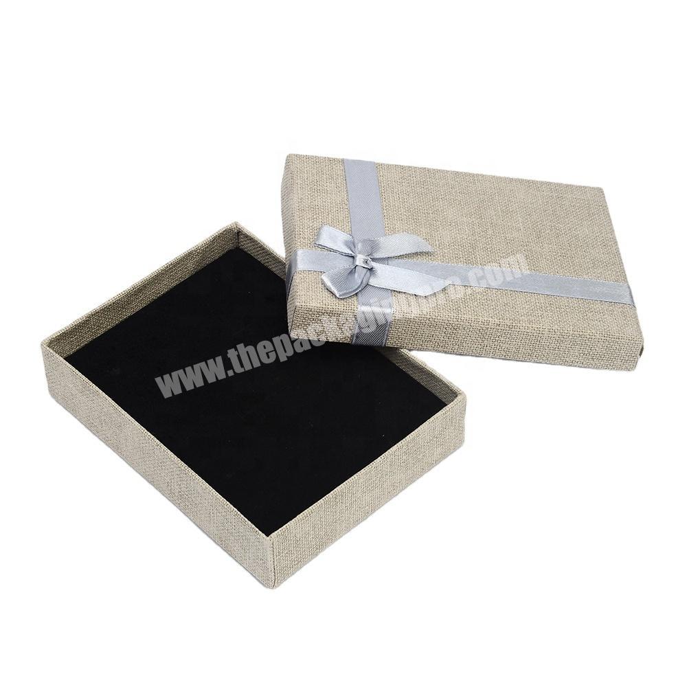 Wholesale Custom Lid Top Cover and Base Bottom Rigid Gift Paper Clothing Packaging Box with Ribbon and EVA Foam Insert