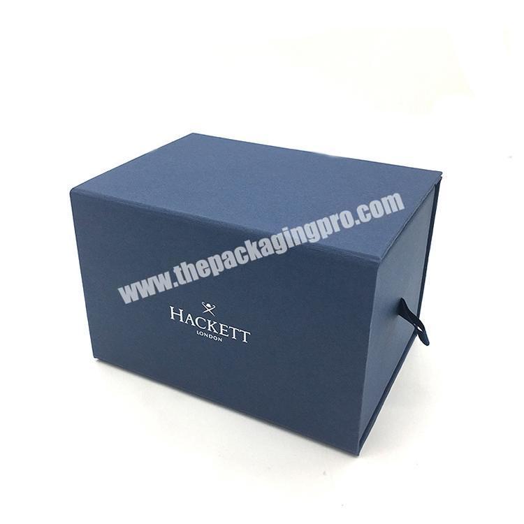 Wholesale custom logo design foldable cardboard flat pack box