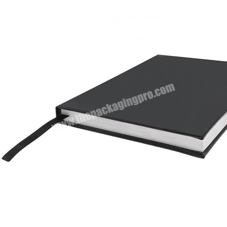 wholesale custom logo fancy PU leather notebook for business meeting notebook