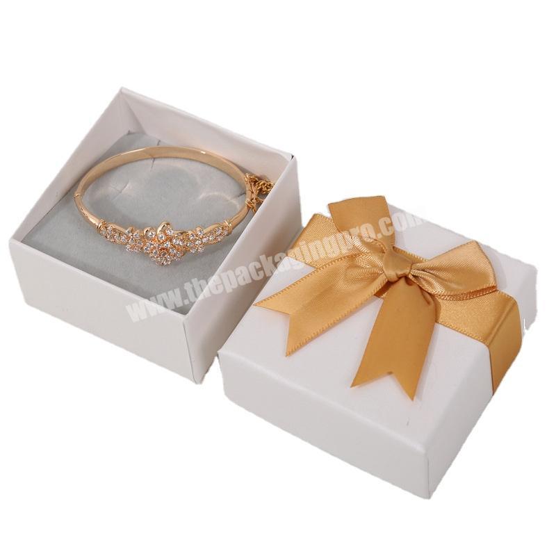 Wholesale Custom Logo Jewelry Box Packaging ring necklace Gift Box