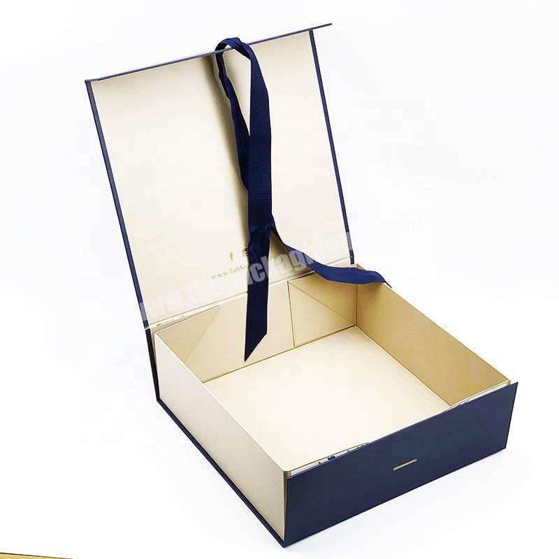 Wholesale custom logo kraft paper folding hat packaging gift box for clothing packaging