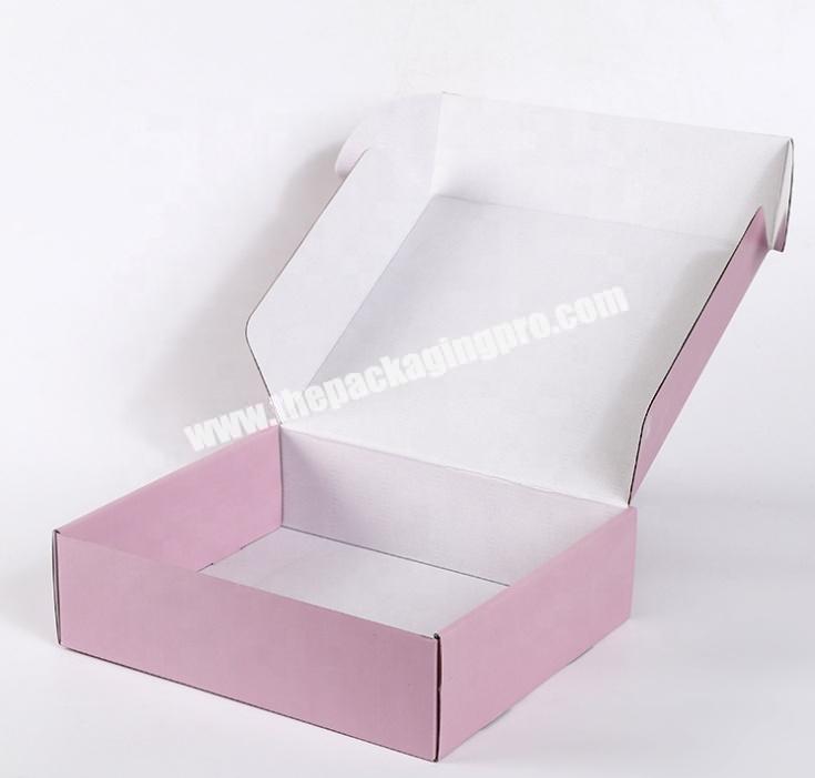 Wholesale custom logo luxury cardboard clothing gift packaging boxes t shirt paper box with lid