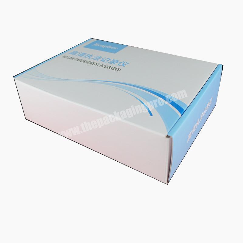 Wholesale Custom Logo Printed Folding Airplane HD DVR Recorder Packing Box with EVA Foam Insert
