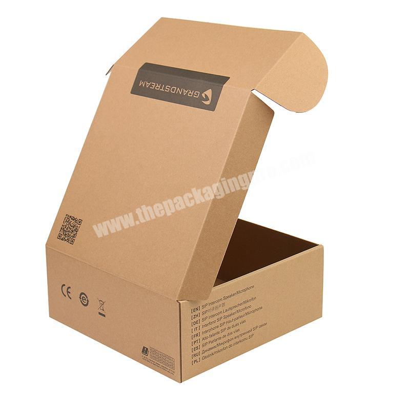 Wholesale Custom Logo Printed Luxury Carton Shoe Corraguted Paper Gift Kraft Packaging Shipping Mail Boxes
