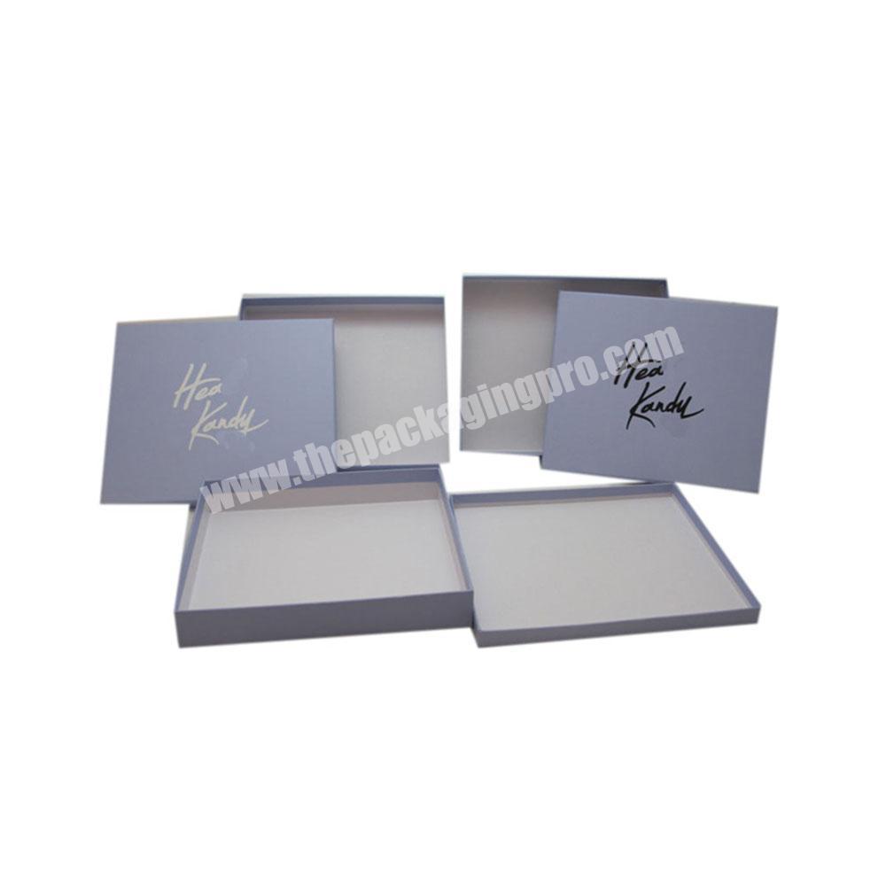 Wholesale Custom Logo Printing Rigid Hair Extension Box Packaging With Satin Bag And Paper Confettis