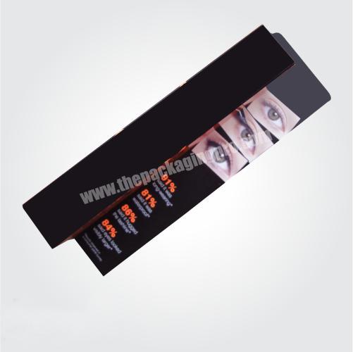 Wholesale custom logo product cosmetic paper packaging box for eyeliner