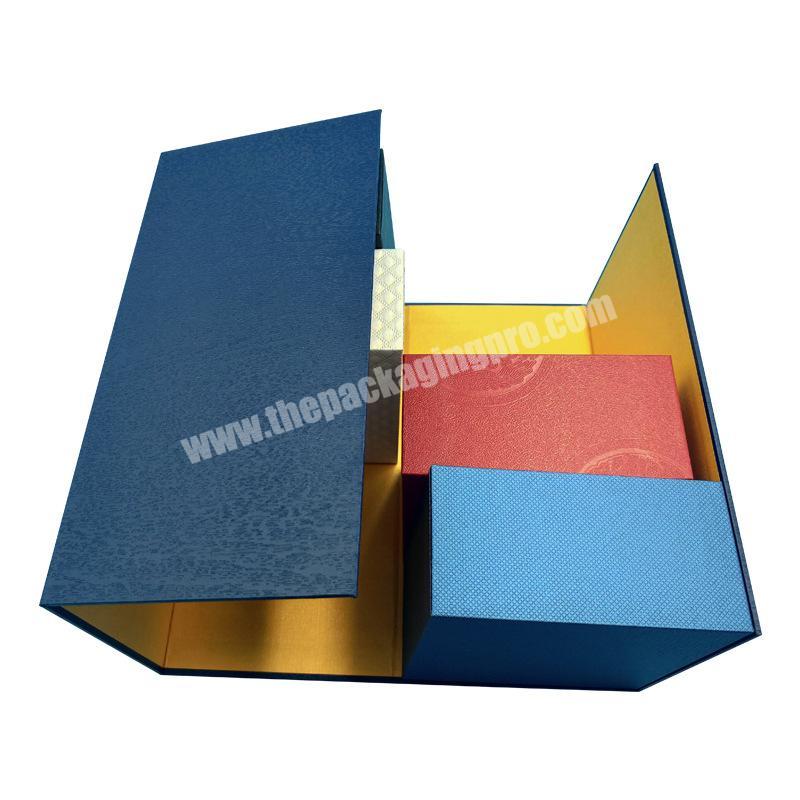 Wholesale Custom Logo Special Colorful Cardboard Luxury Fancy Four-Floor Cosmetic Set Packing Box