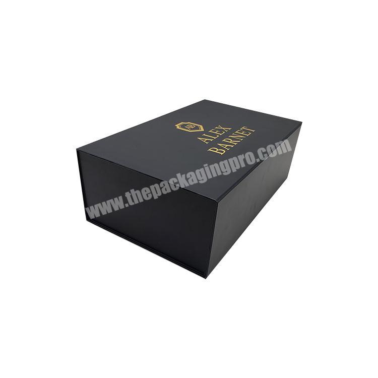 wholesale custom luxury  cardboard collapsible magnetic box